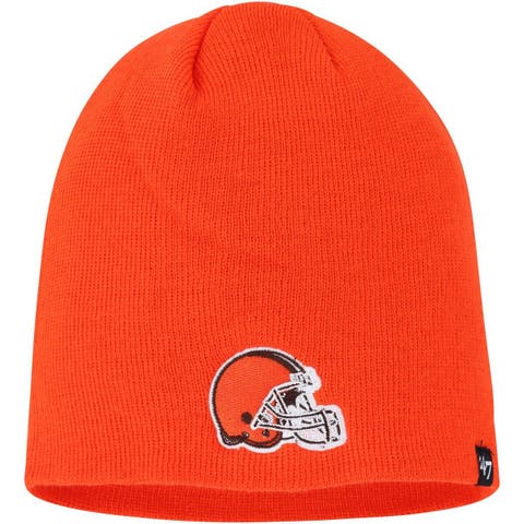 Men's '47  Orange Cleveland Browns Secondary Beanie