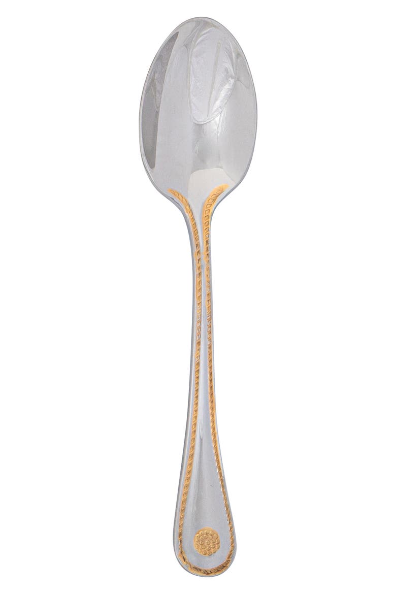 Berry and Thread Gold Accent 5-Piece Place Setting, Alternate, color, POLISHED SILVER/ GOLD