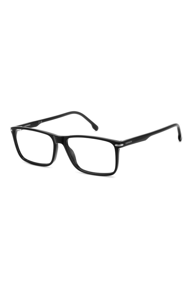 54mm Rectangular Optical Glasses, Alternate, color, BLACK
