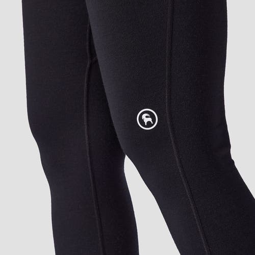 Backcountry Cedars Rws Merino Mid-wt Baselayer 3/4 Bottom In Black