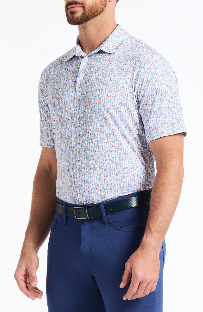 Robert Graham High Spirits Polo, Alternate, color, White Multi