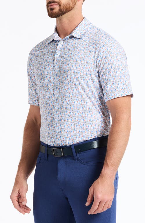 Robert Graham High Spirits Polo In Blue