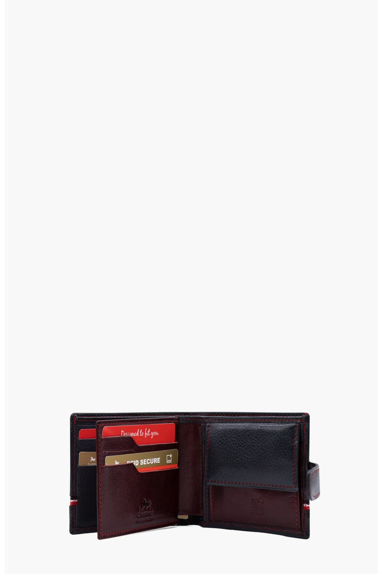 The Sailor Bifold Leather Wallet 516, Alternate, color, Navy
