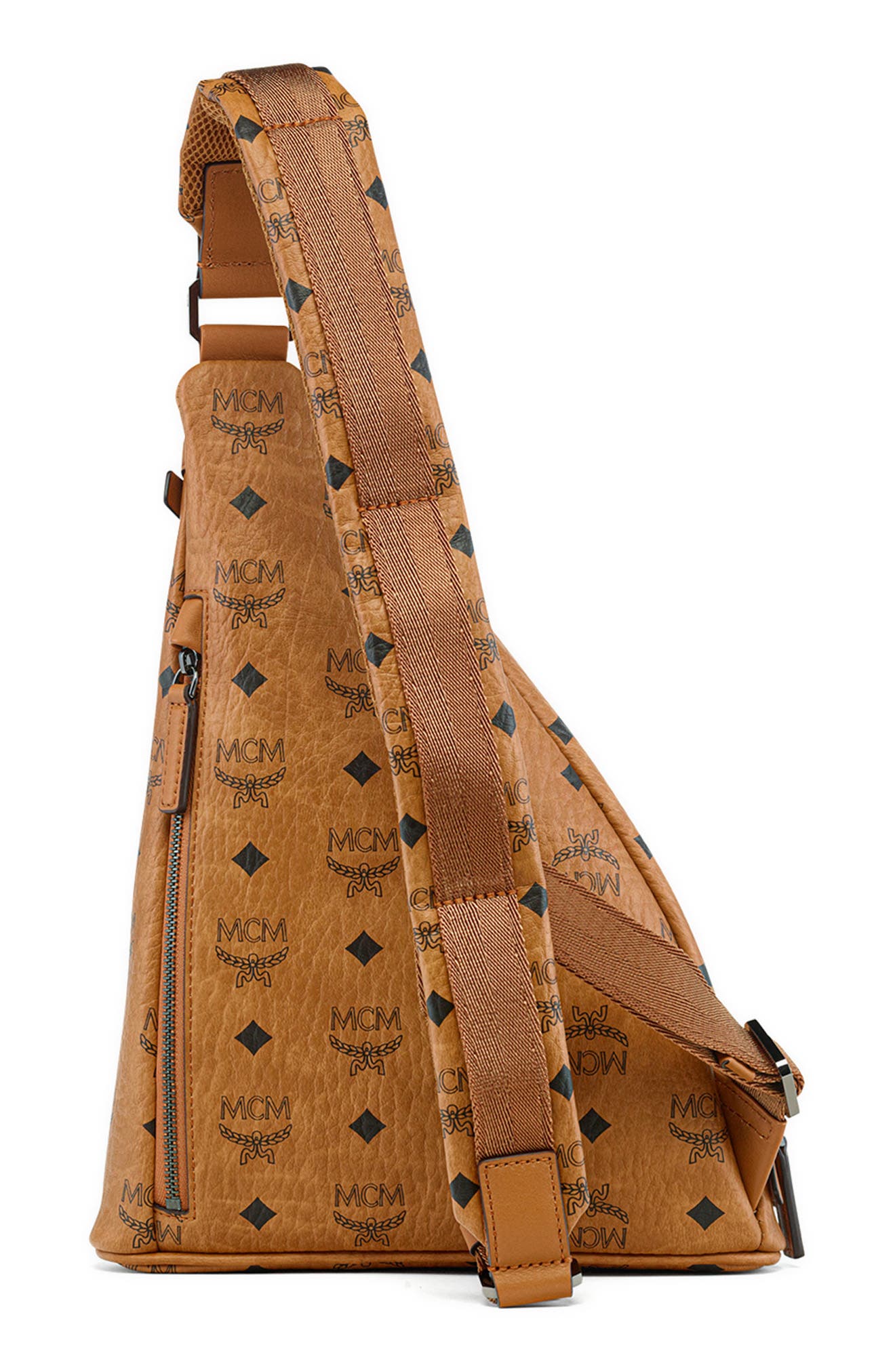 Aren Sling in Visetos, Alternate, color, COGNAC