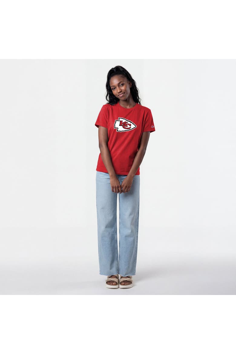 Women's Champion  Red Kansas City Chiefs Logo T-Shirt, Alternate, color, Red
