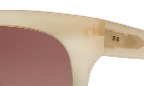 Toms Natasha 53mm Polarized Square Sunglasses In Oatmilk Latte Lamination