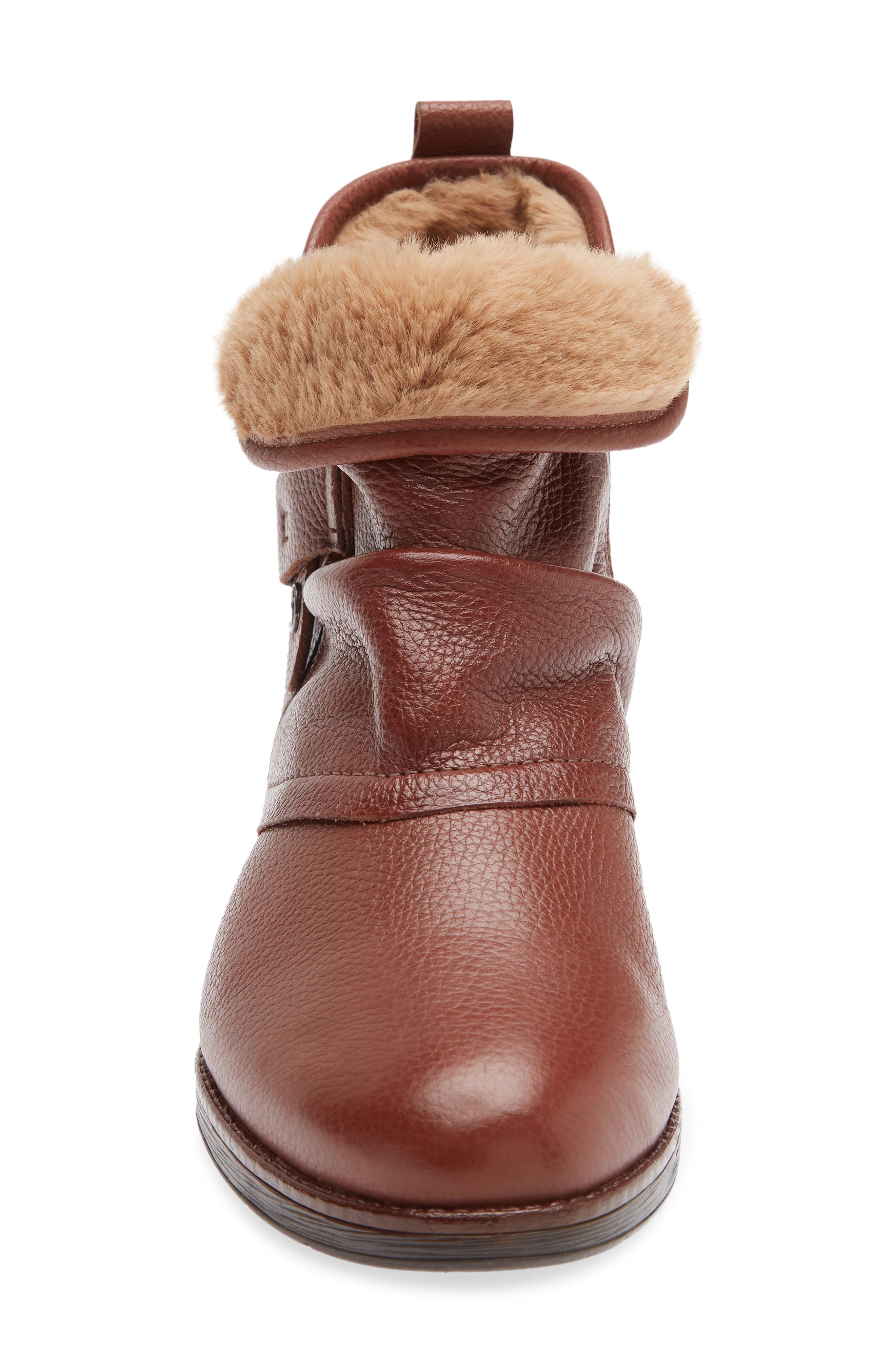 Fuzzy Lining Bootie, Alternate, color, CONHAQUE 26
