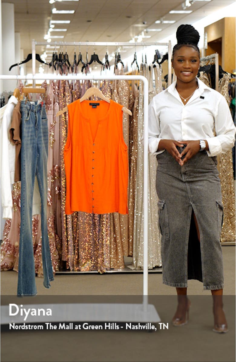 Pintuck Sleeveless Top, sales video thumbnail