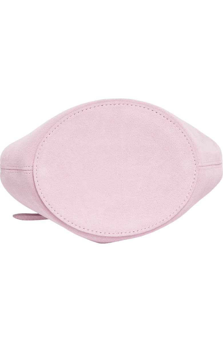 LIFFNER Mini Belted Suede Bucket Bag, Alternate, color, Pink