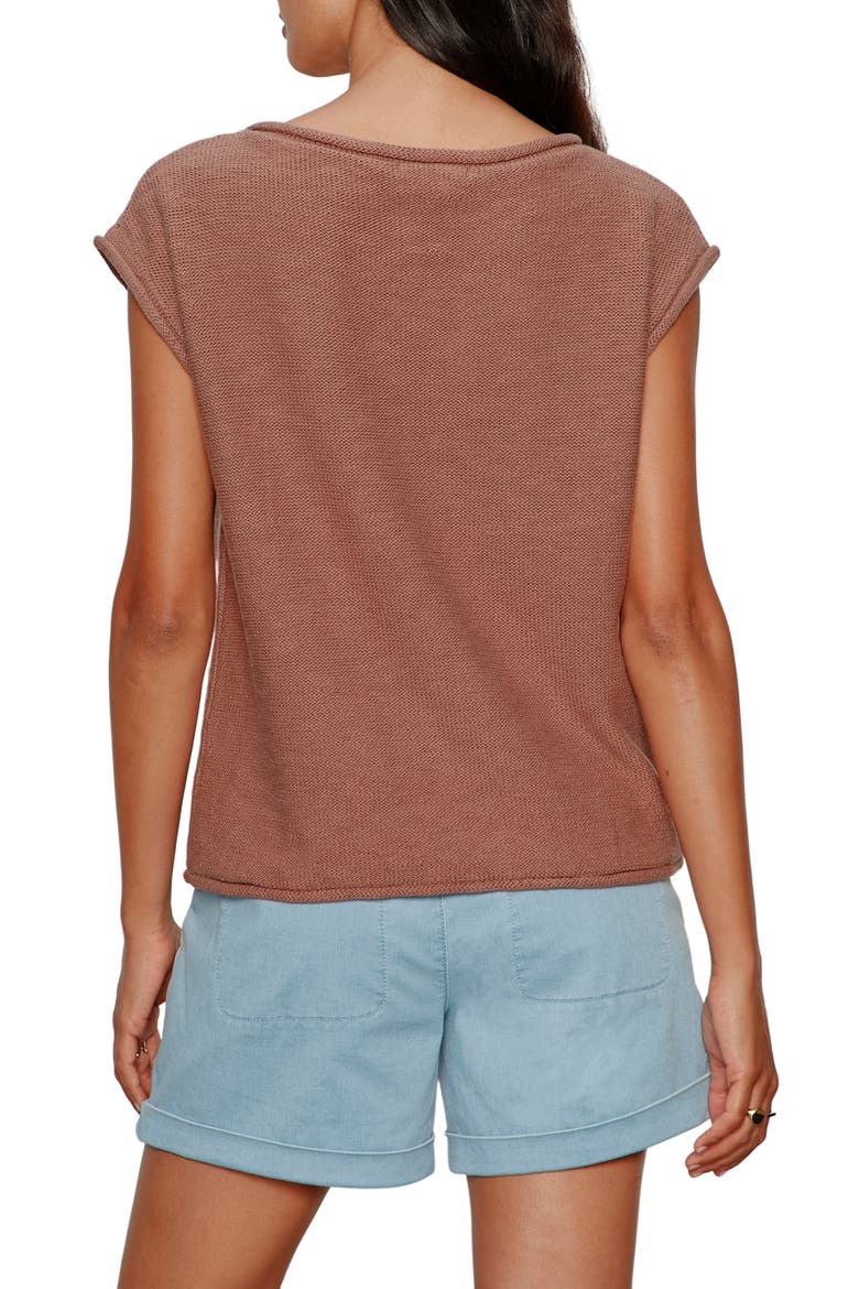 Easy Cotton T-Shirt, Alternate, color, MUD BATH BROWN