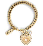 Jessica Simpson Heart Charm Bracelet
