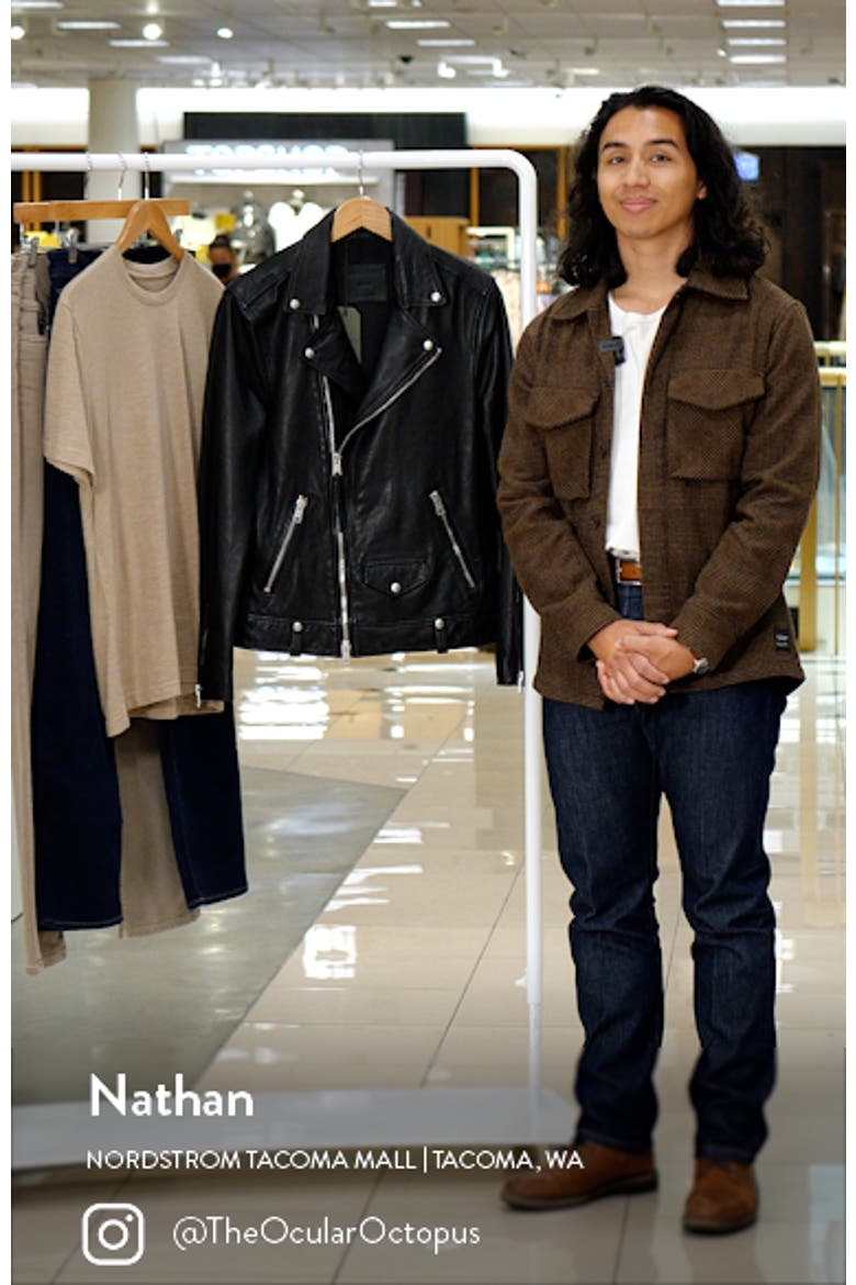 Milo Leather Biker Jacket video
