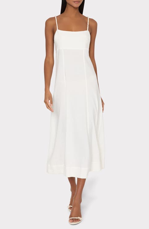 A-Line Linen Cover-Up Dress