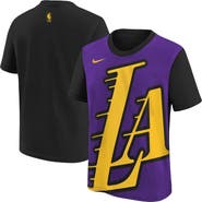 Nike Youth Nike Purple/Black Los Angeles Lakers 2025/26 City Edition Max90 T-Shirt