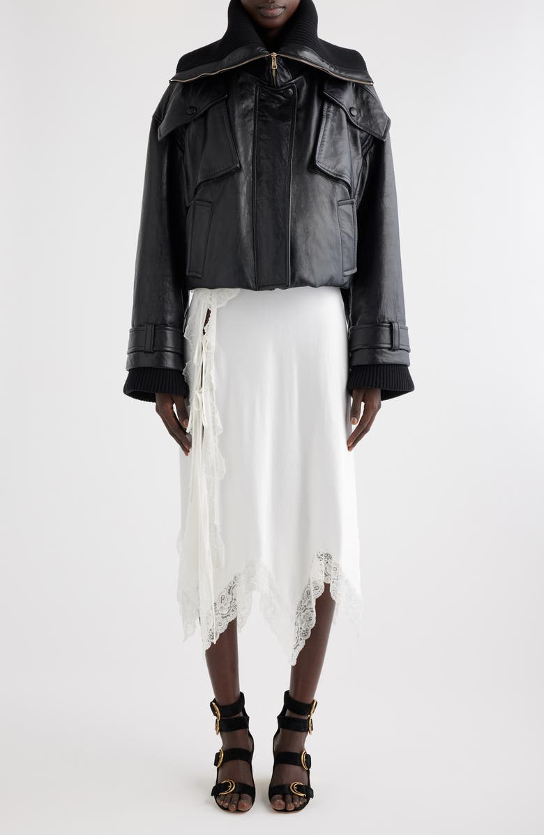 Chloé Semisheer Silk Culottes, Main, color, 