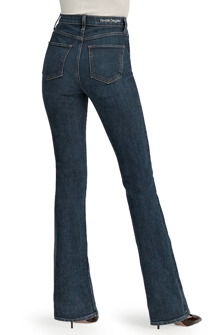 The Valentina Super High Waist Mini Bootcut Jeans, Alternate, color, WOODSIDE