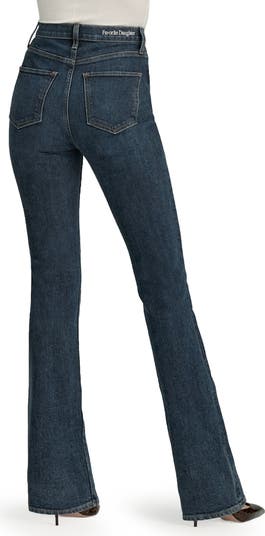 The Valentina Super High Waist Mini Bootcut Jeans