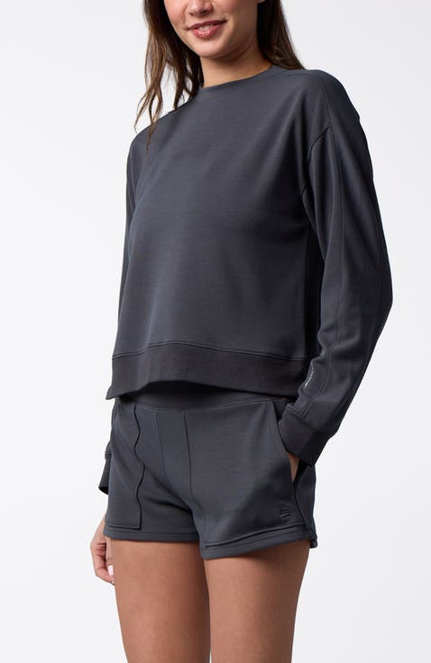 Women's Active Lifestyle You Know You Play Cropped Crew Sweatshirt