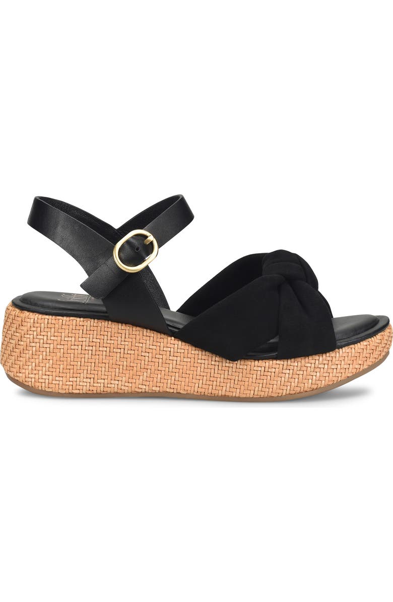 Söfft Farah Basketweave Platform Sandal, Alternate, color,