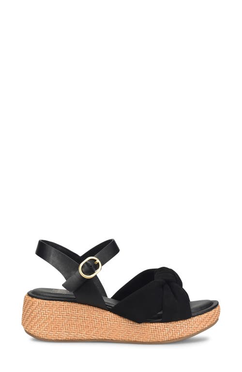 Söfft Farah Basketweave Platform Sandal