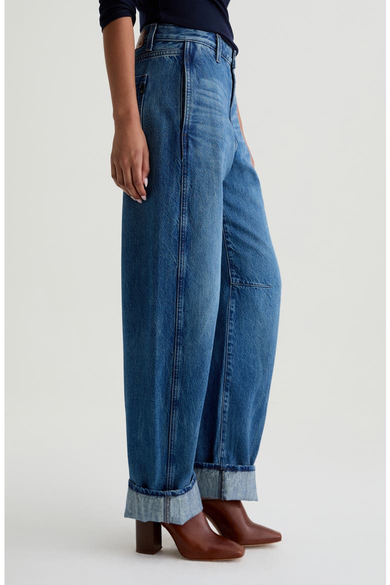 Mercer Cuffed Barrel Jeans, Alternate, color, NOUVEAU