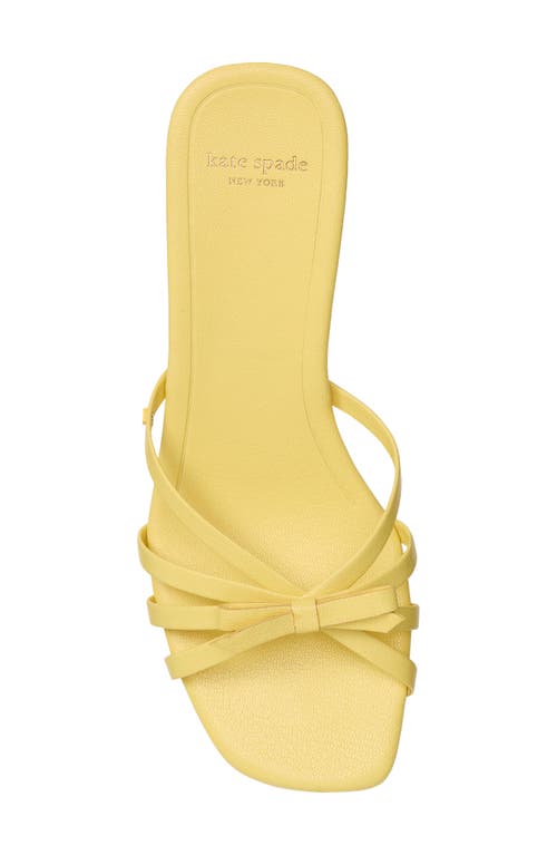 KATE SPADE KATE SPADE NEW YORK CAROLINA KITTEN HEEL SLIDE SANDAL