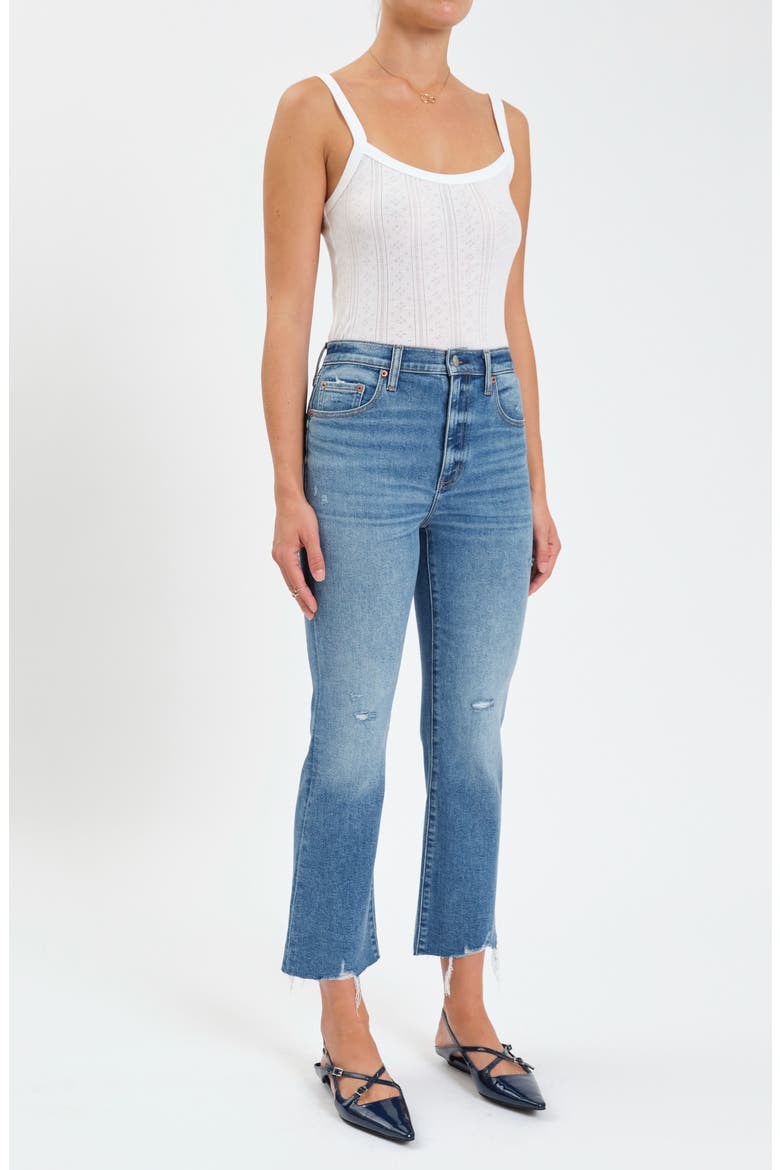 Shy Girl High Waist Crop Flare Jeans, Alternate, color, WIDE AWAKE VINTAGE