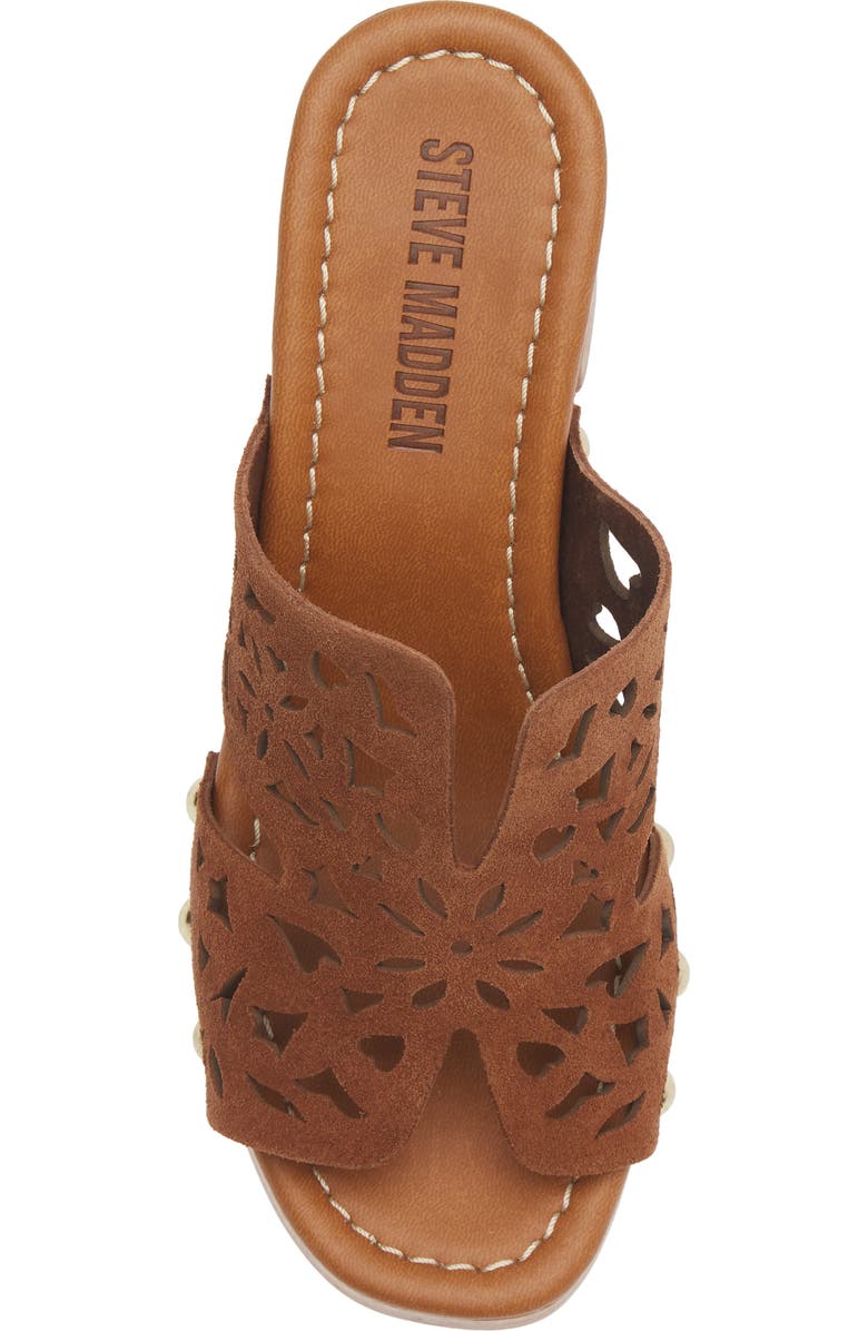 Steve Madden Sunkissed Platform Sandal, Alternate, color, Chestnut Suede