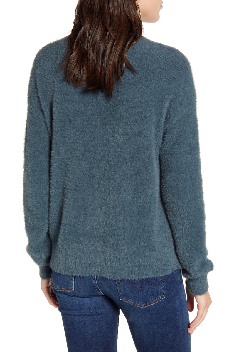 Treasure & Bond Fuzzy Crewneck Sweater, Alternate, color, 