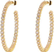 DLORIA Cubic Zirconia Hoop Earrings