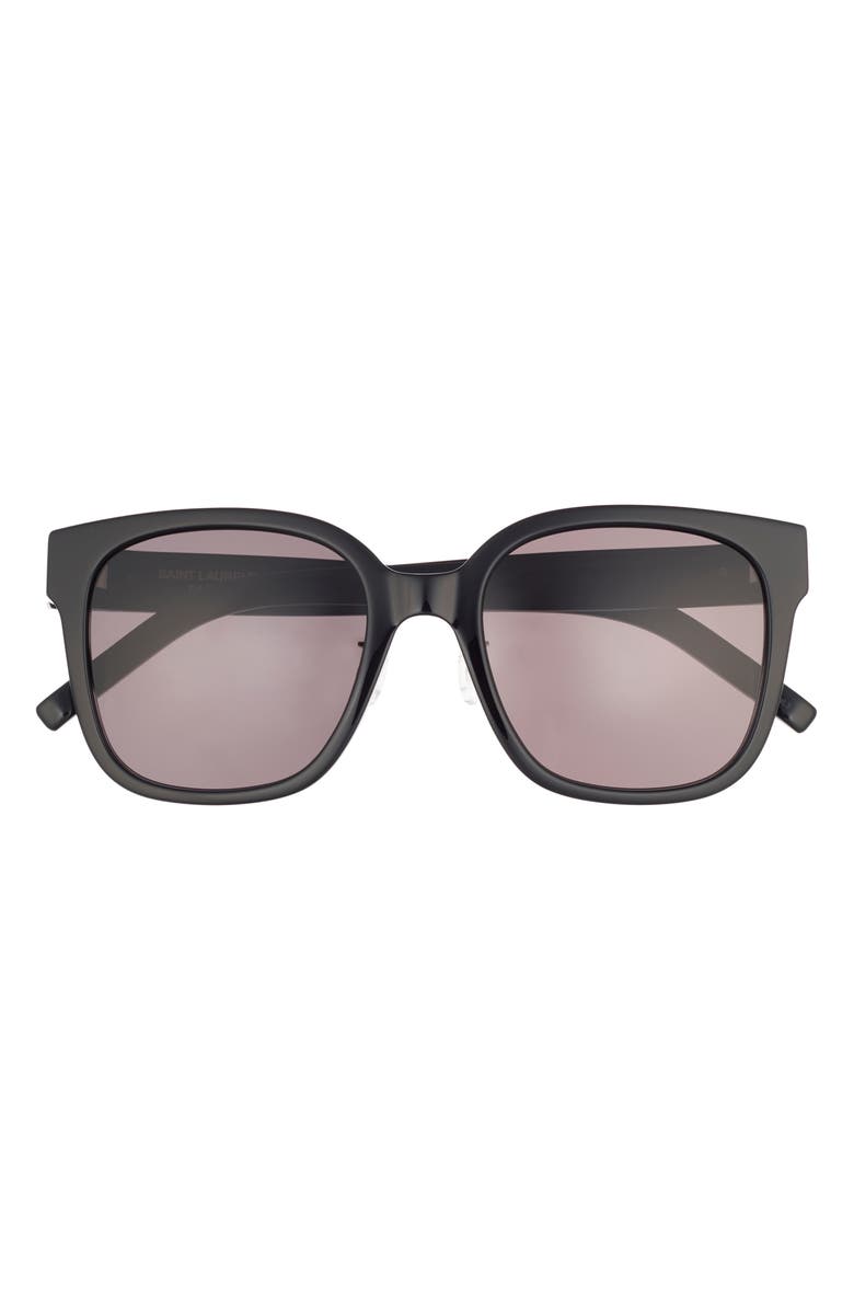 Saint Laurent 55mm Square Sunglasses, Main, color, 