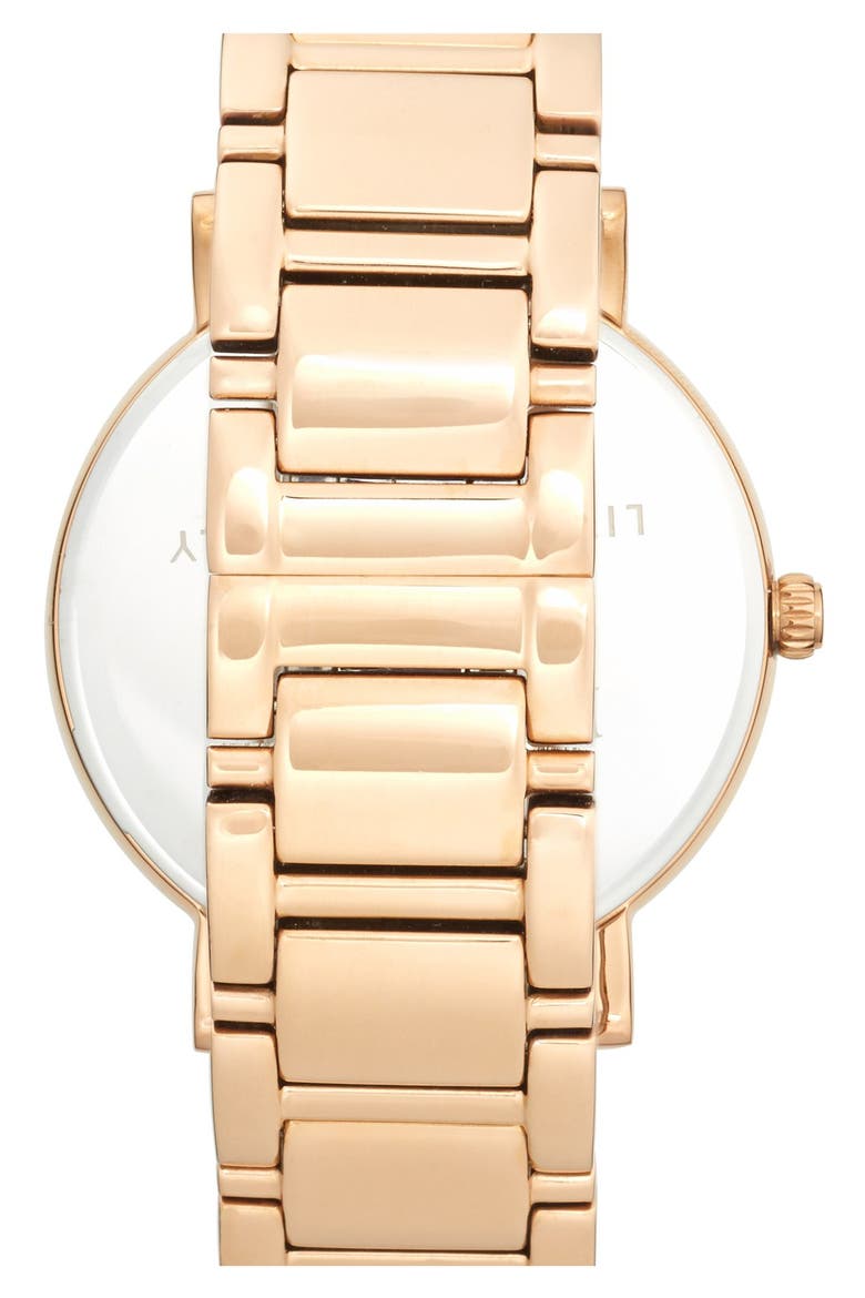 'gramercy grand' round bracelet watch, 38mm, Alternate, color, ROSE GOLD