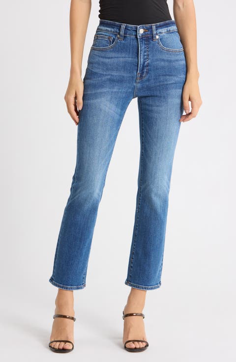 Good Legs High Waist Straight Leg Jeans