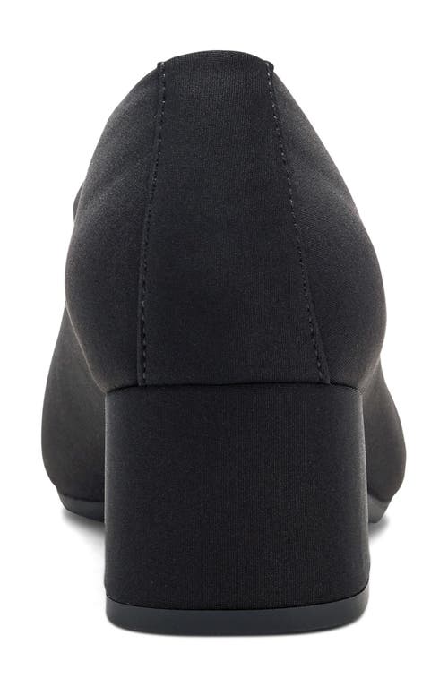 Easy Spirit Daniella Square Toe Pump In Black