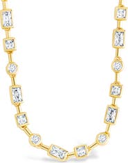 Sterling Forever Camden Slide Tennis Necklace