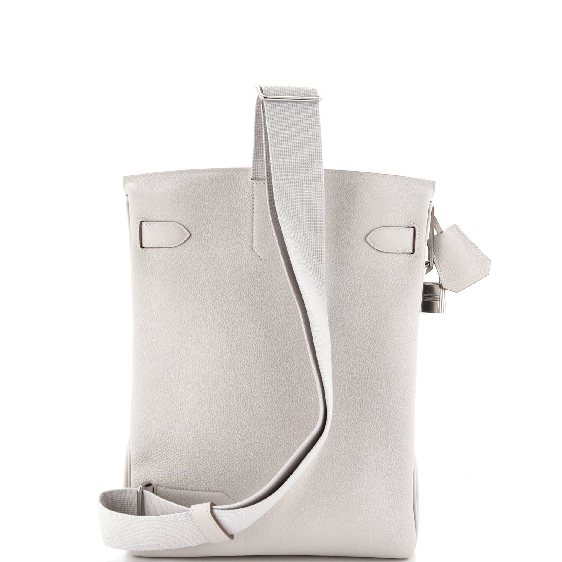 Pre-Owned Hermes Hac a Dos Backpack Togo GM, Alternate, color, Gris Pale