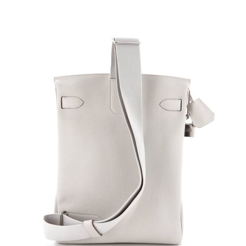 Pre-owned Hermes  Hermes Hac A Dos Backpack Togo Gm In White