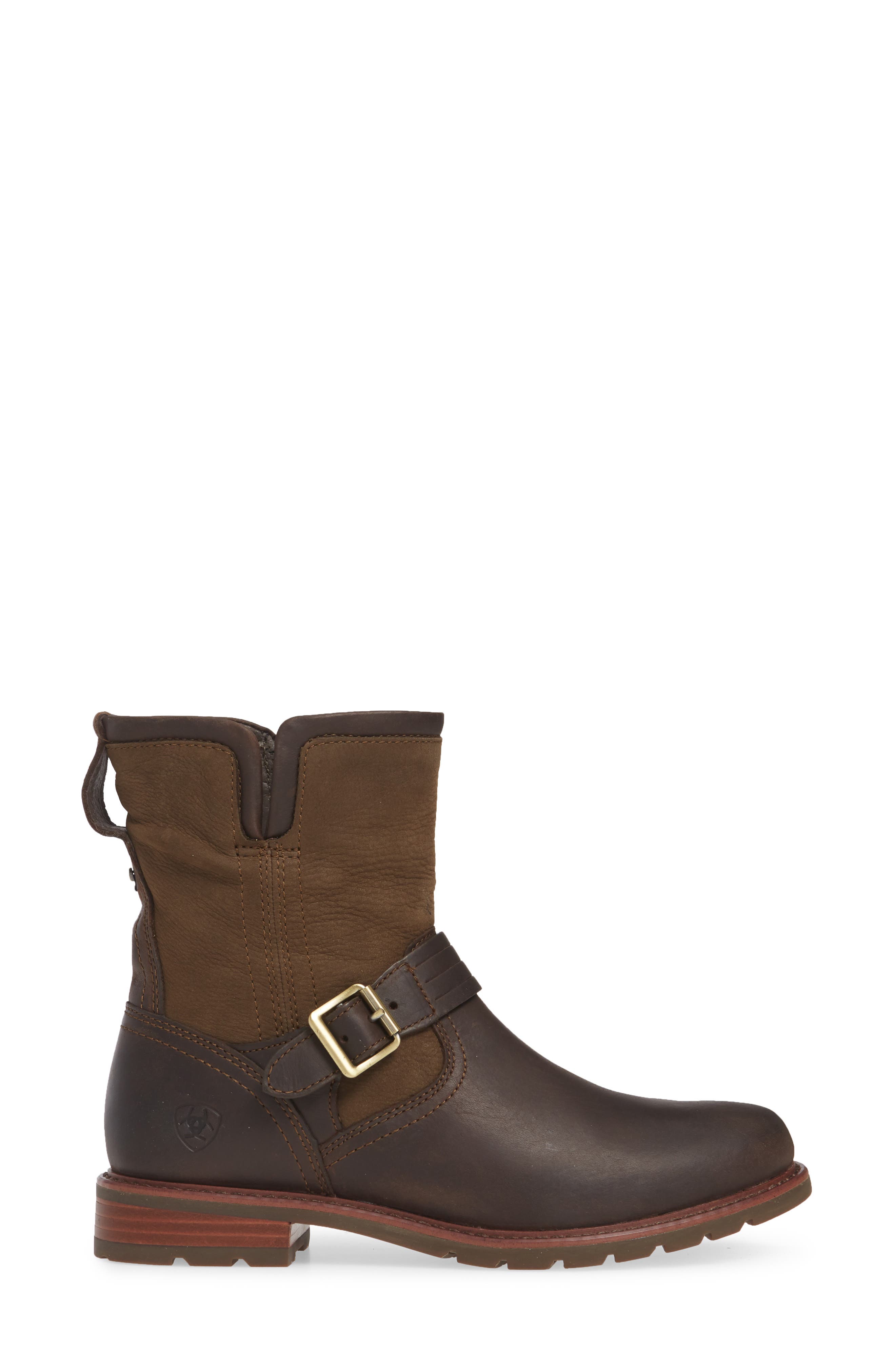 Savannah Waterproof Bootie, Alternate, color, CHOCOLATE/ WILLOW