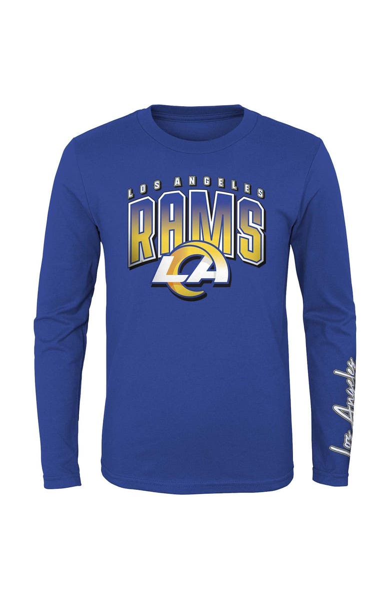 Outerstuff Youth Gold/Royal Los Angeles Rams Fan Fave T-Shirt Combo Set, Alternate, color, 