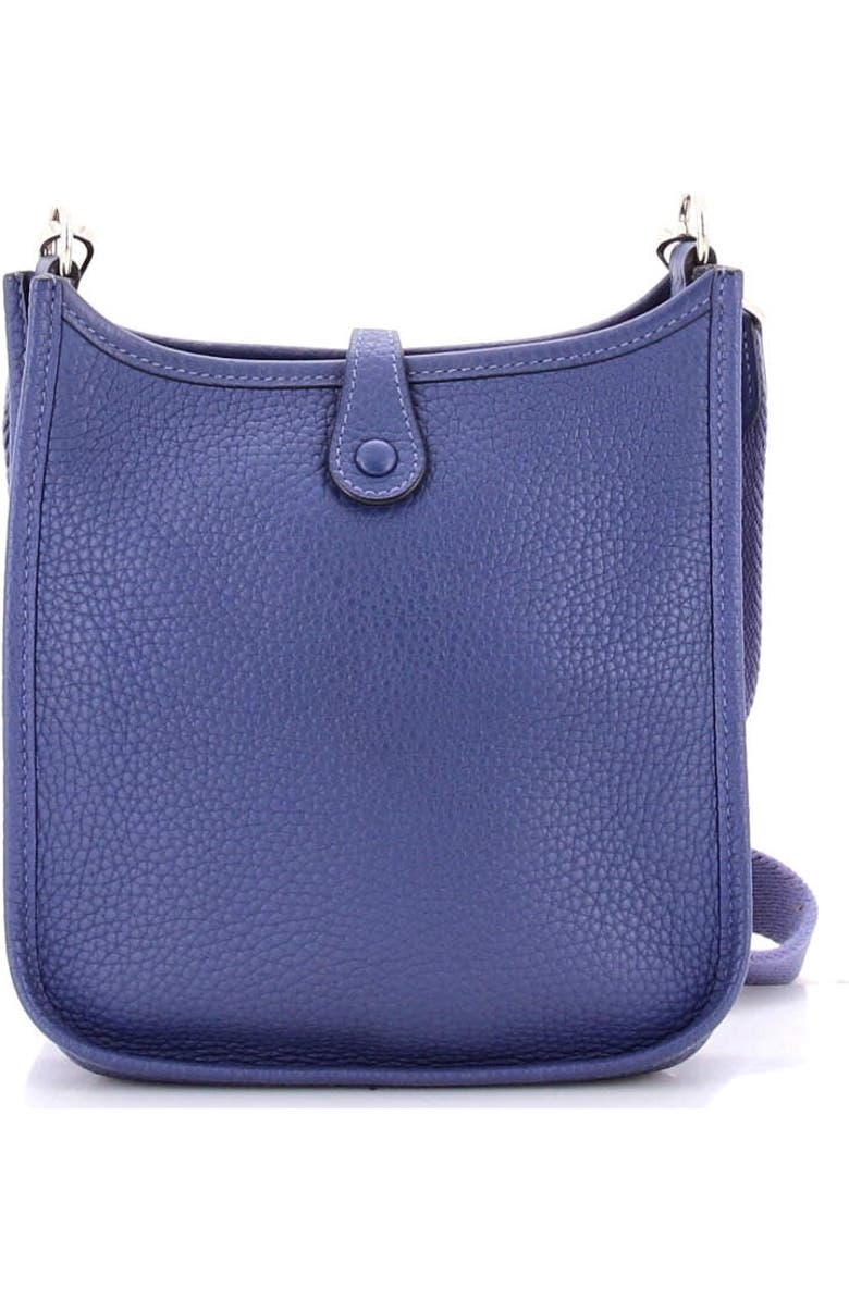 Pre-Owned Hermes Evelyne Bag Gen III Clemence TPM, Alternate, color, Bleu Brighton