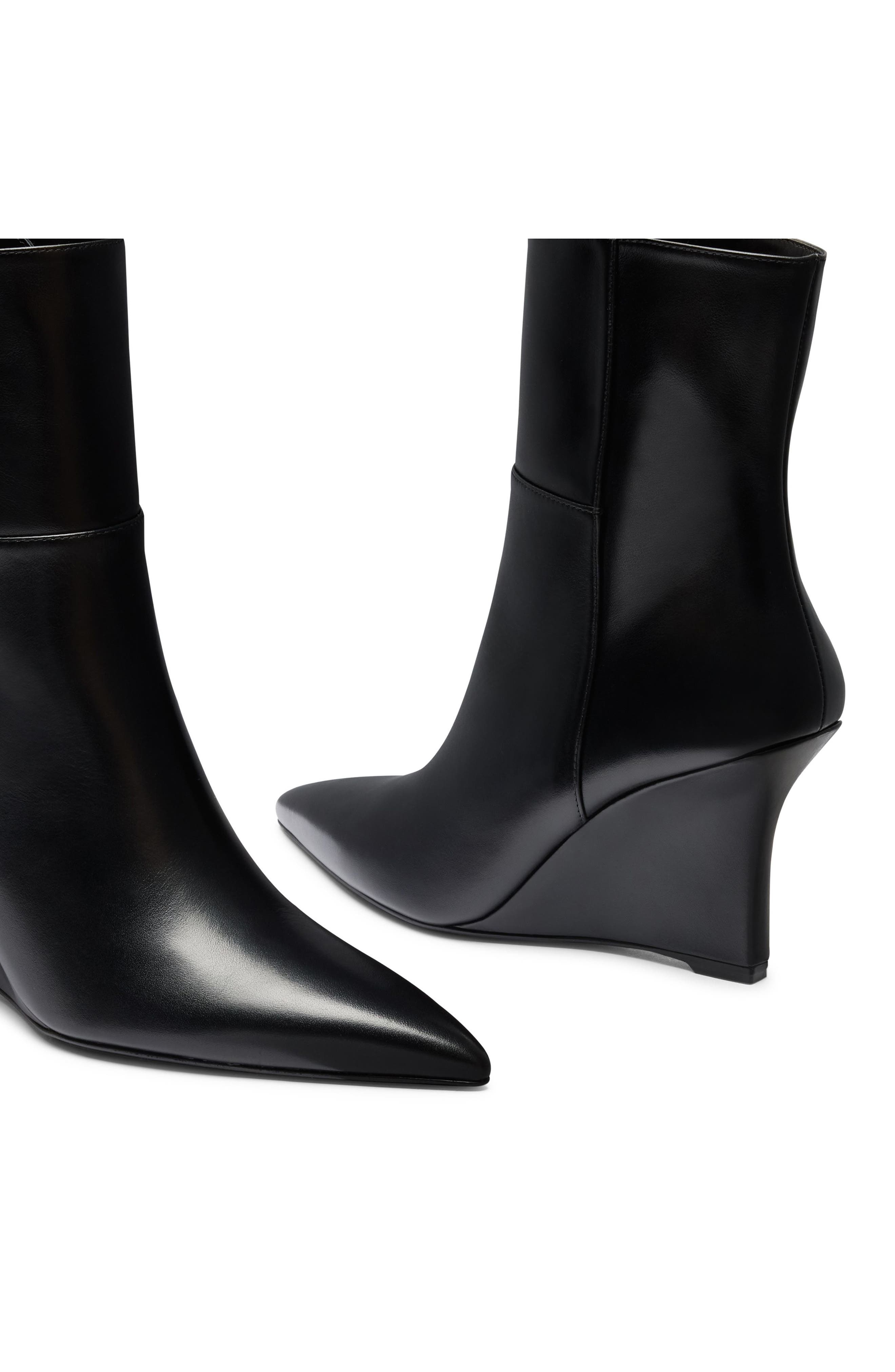 Vinnie Wedge Bootie, Alternate, color, BLACK
