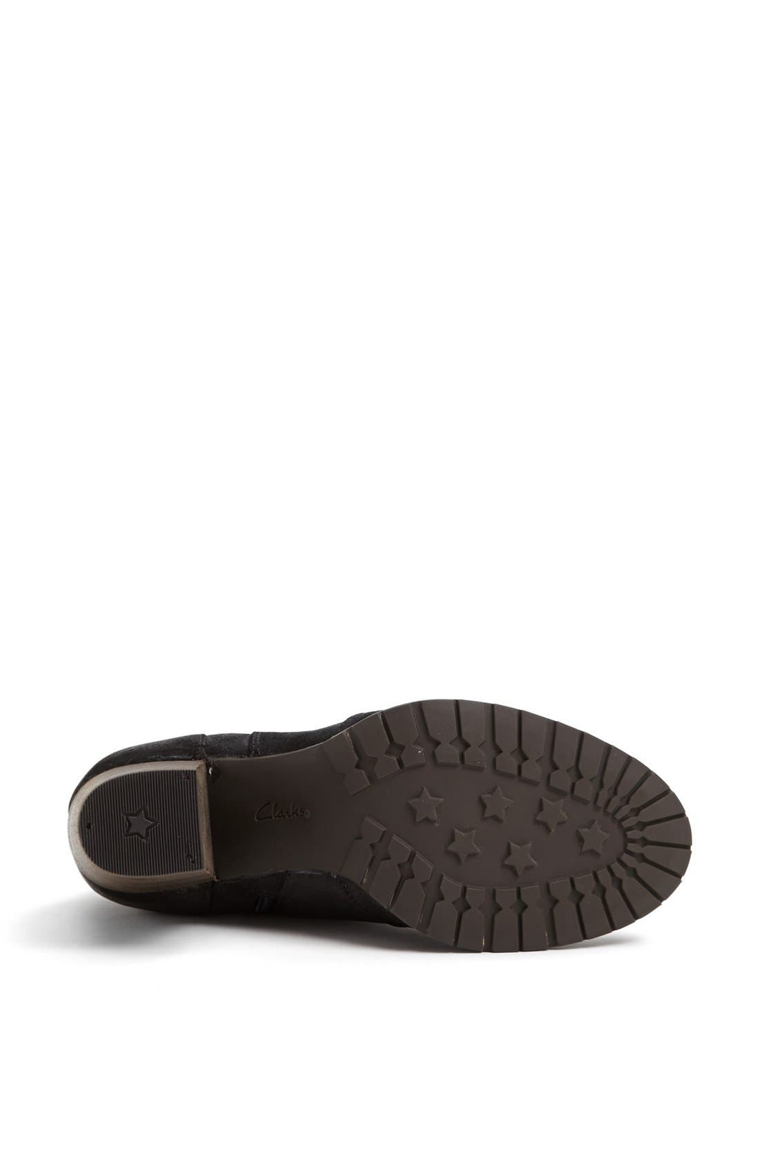'Mission Philby' Bootie, Alternate, color, BLACK LEATHER