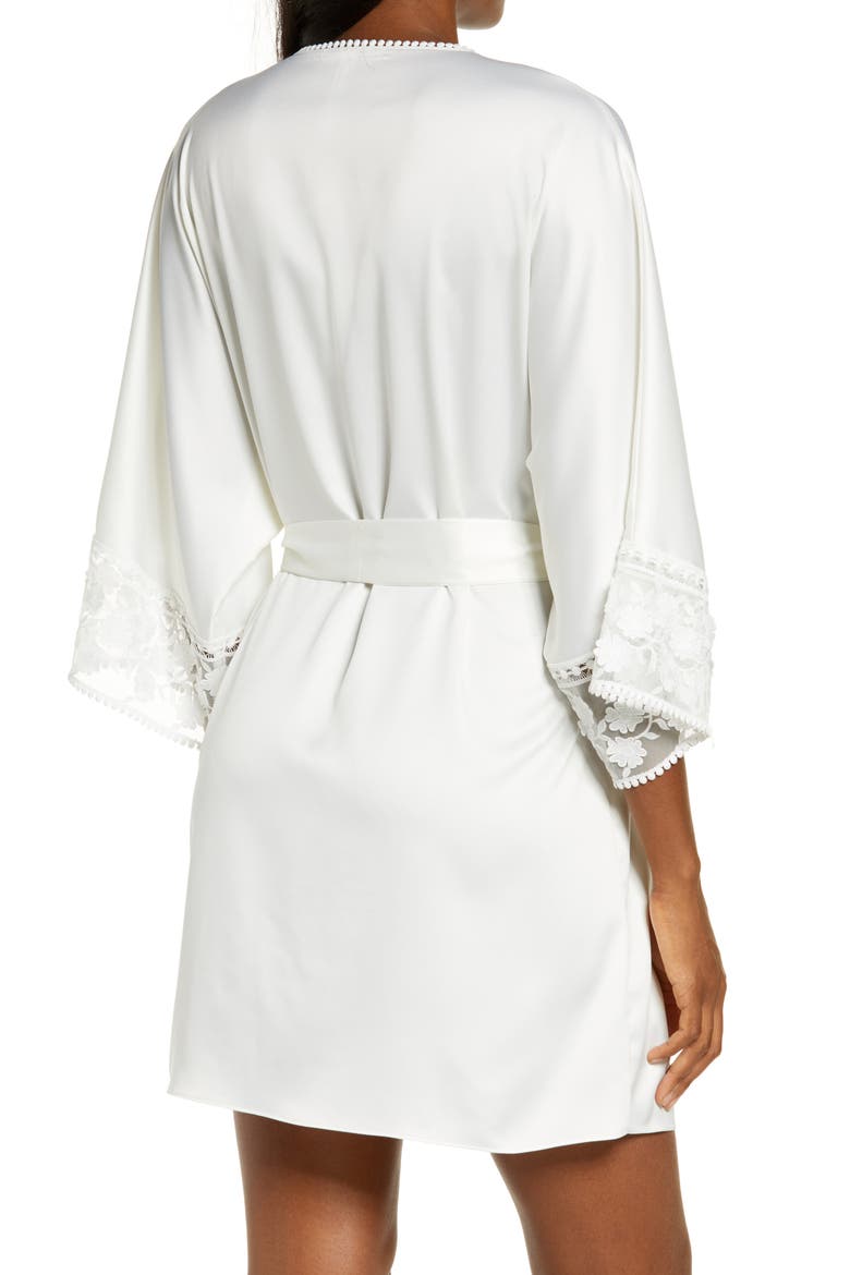 Kylie Charm Satin Wrap, Alternate, color, IVORY