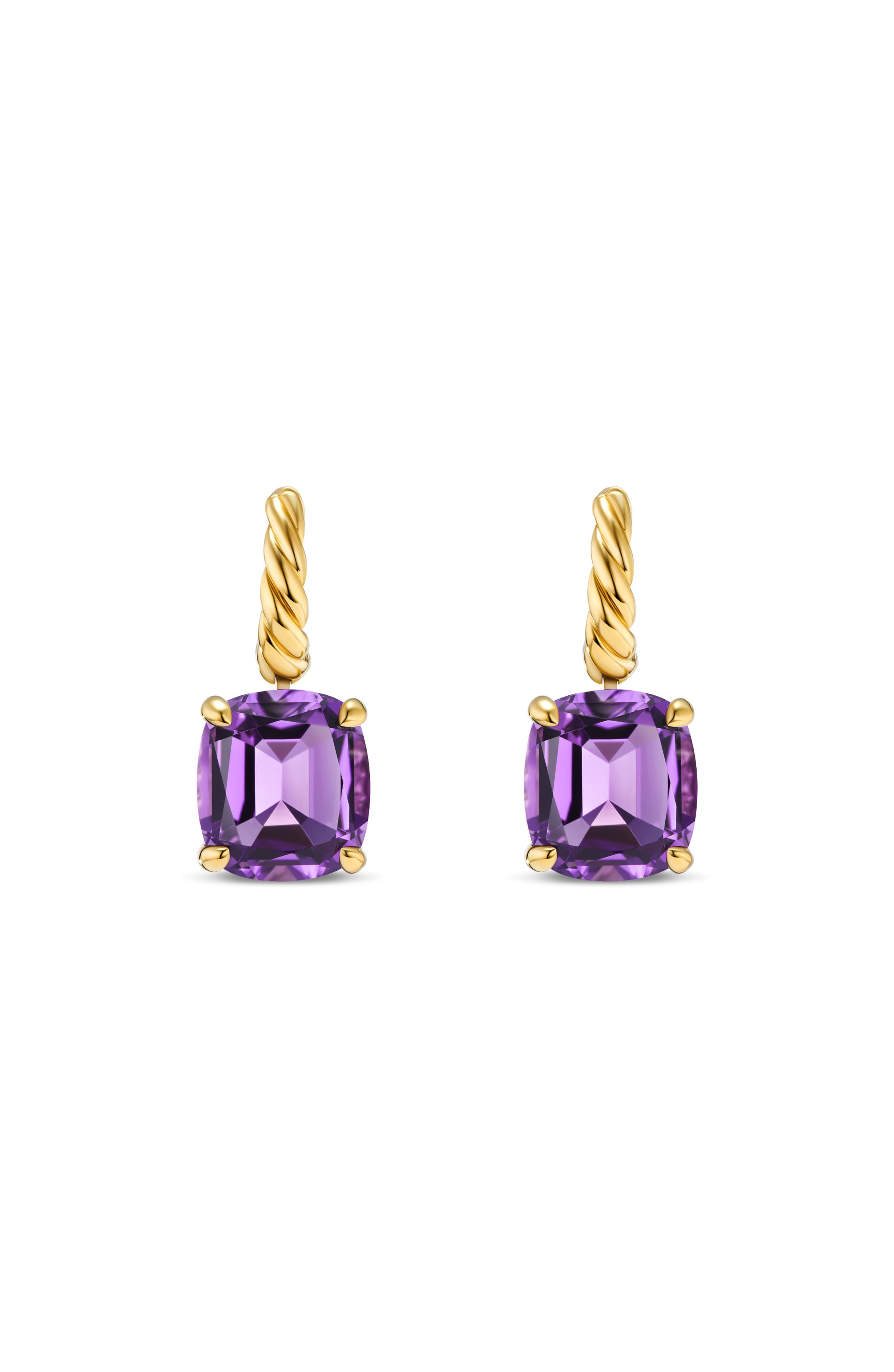 18K YELLOW GOLD/ AMETHYST