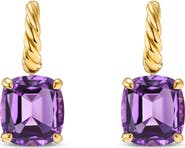 David Yurman Marbella Stone Drop Huggie Hoop Earrings