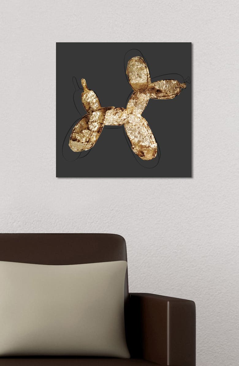 Oliver Gal 'Balloon Dog Rock' Wall Art, Alternate, color,