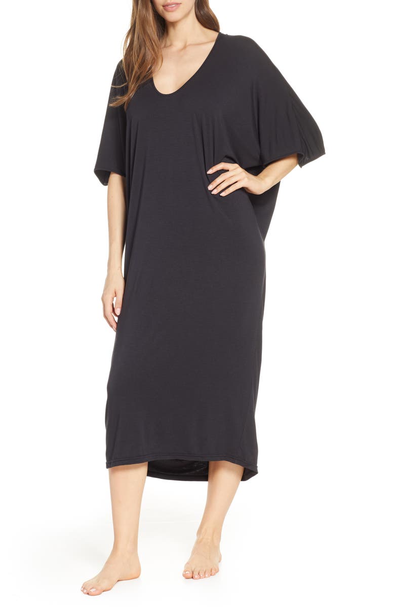 Barefoot Dreams<sup>®</sup> Luxe Jersey Nightgown, Main, color,