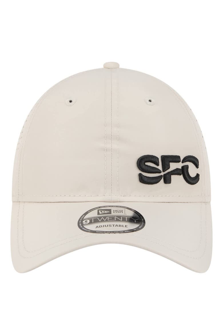 Men's New Era  Tan Seattle Sounders FC Active 9TWENTY Adjustable Hat, Alternate, color, Tan