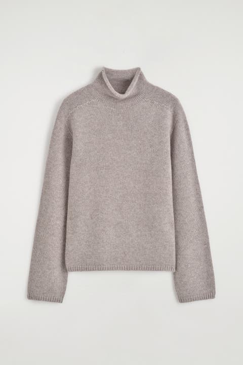 Cashmere Mock-Neck Sweater