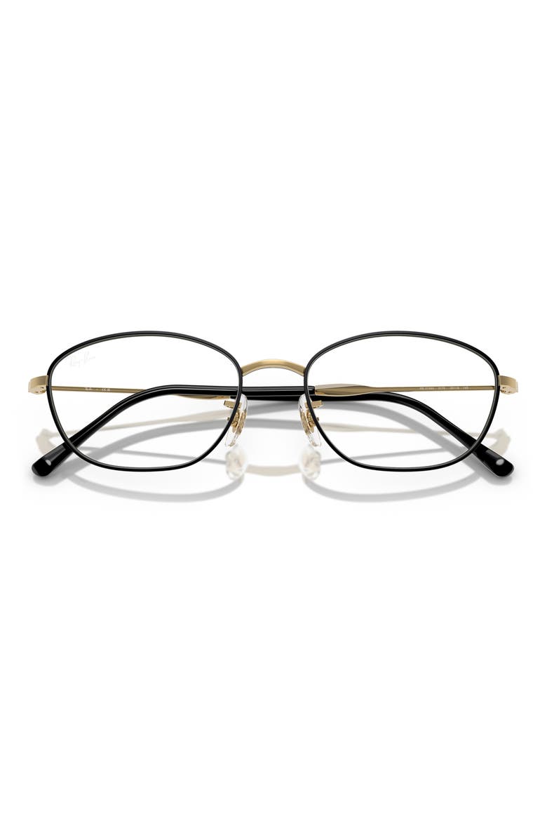 53mm Irregular Optical Glasses, Alternate, color, BLACK